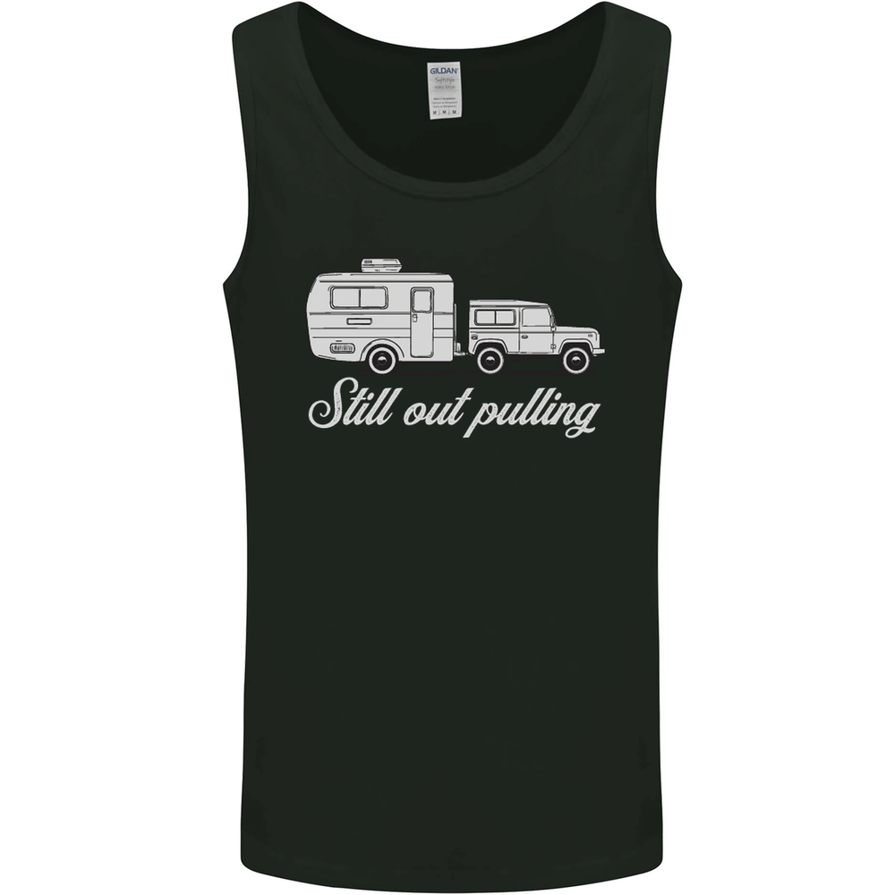 Funny Caravanning Vest Tank Top for Men - Still Out Pulling