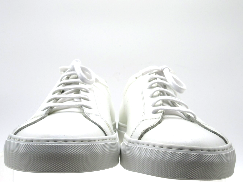 Men's NWB Common Projects Achilles White Low Top Sneakers  Size 45 EUR, 12 USA
