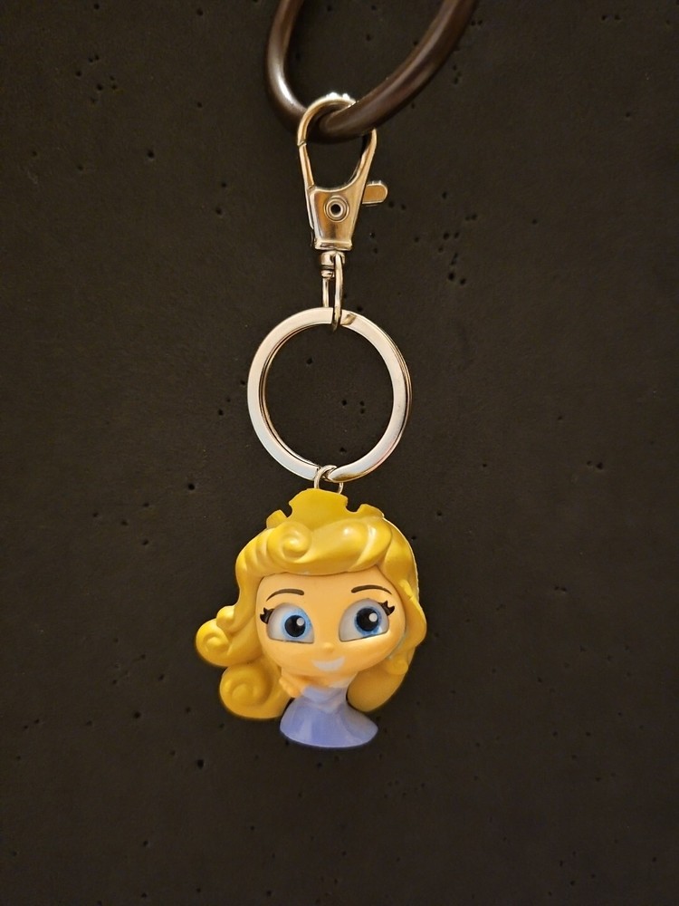 Sleeping Beauty Aurora Blue Dress Handmade Doorable Keychains