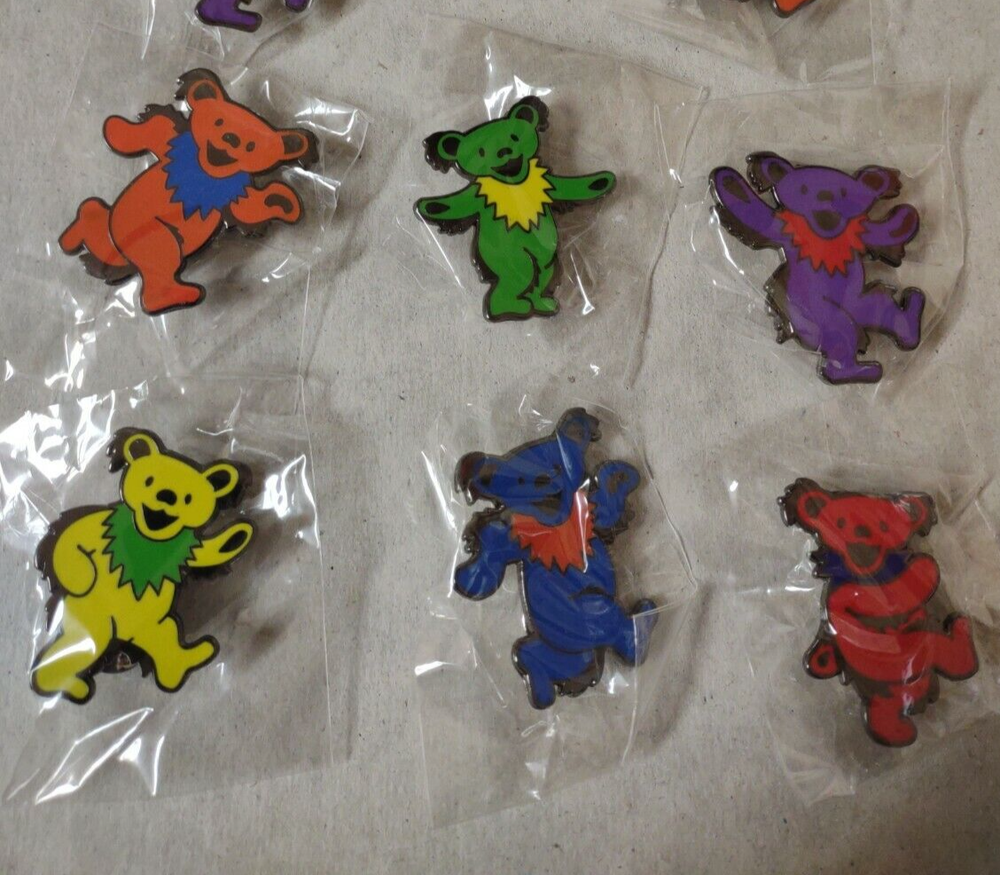 MARCHING DEAD BEARS Hat Pin Set  Dancing bears pins lot