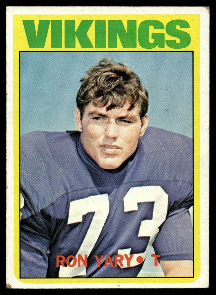 1972 Topps Ron Yary #104 RC Minnesota Vikings