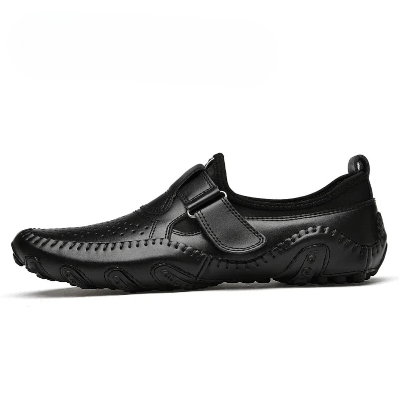 Fashion Male Loafers Genuine Leather Moccasins Sneakers Handmade Casual Shoes