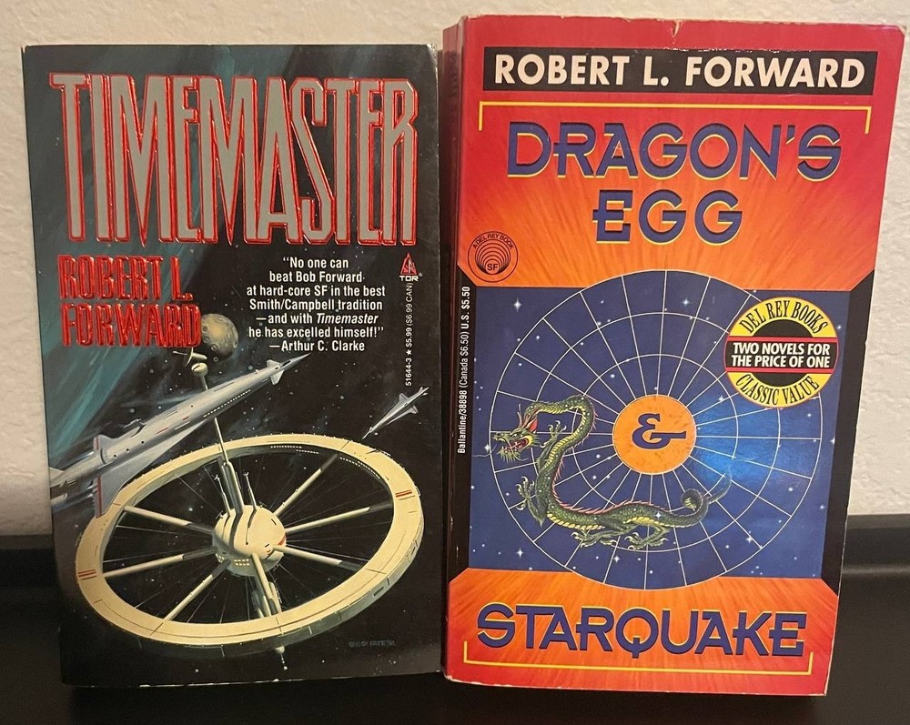 Timemaster (SIGNED) & Starquake/Dragon's Egg by Robert L Forward