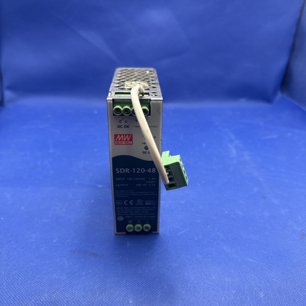 MEAN WELL  SDR-120-48 AC to DC DIN-Rail Power Supply 48V - 2.5A - 120W
