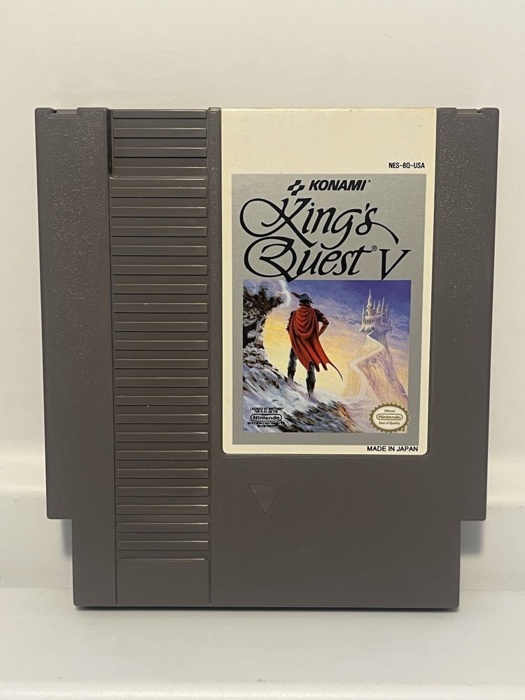 King's Quest V (5) for Nintendo NES Authentic Cartridge Game Cleaned & Tested