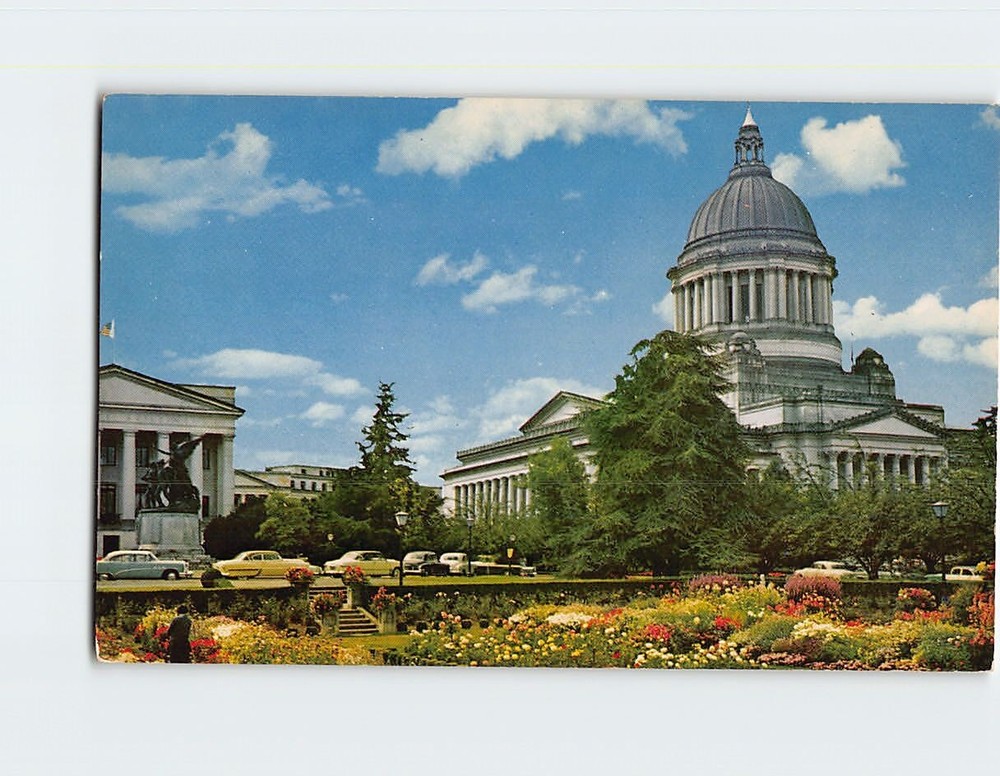 Postcard State Capitol Olympia Washington USA