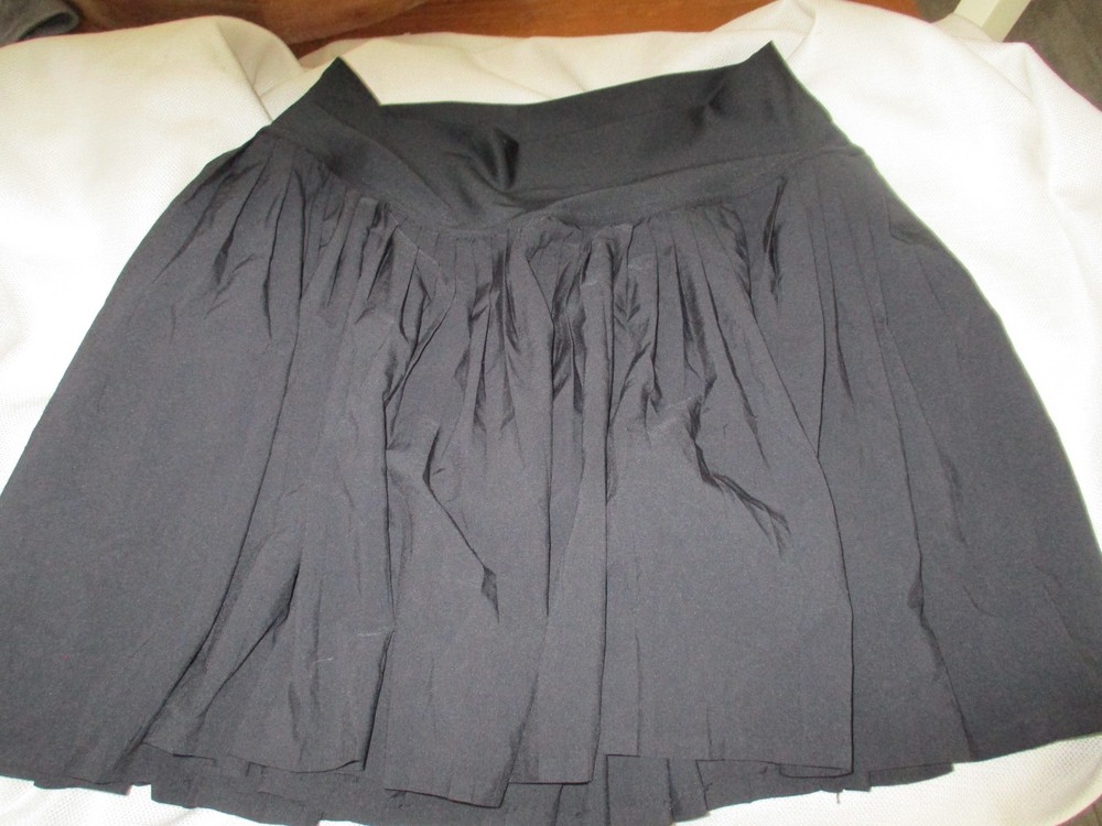 alo  skirt skort shorts under    mini solid  black large golf tennis pickleball