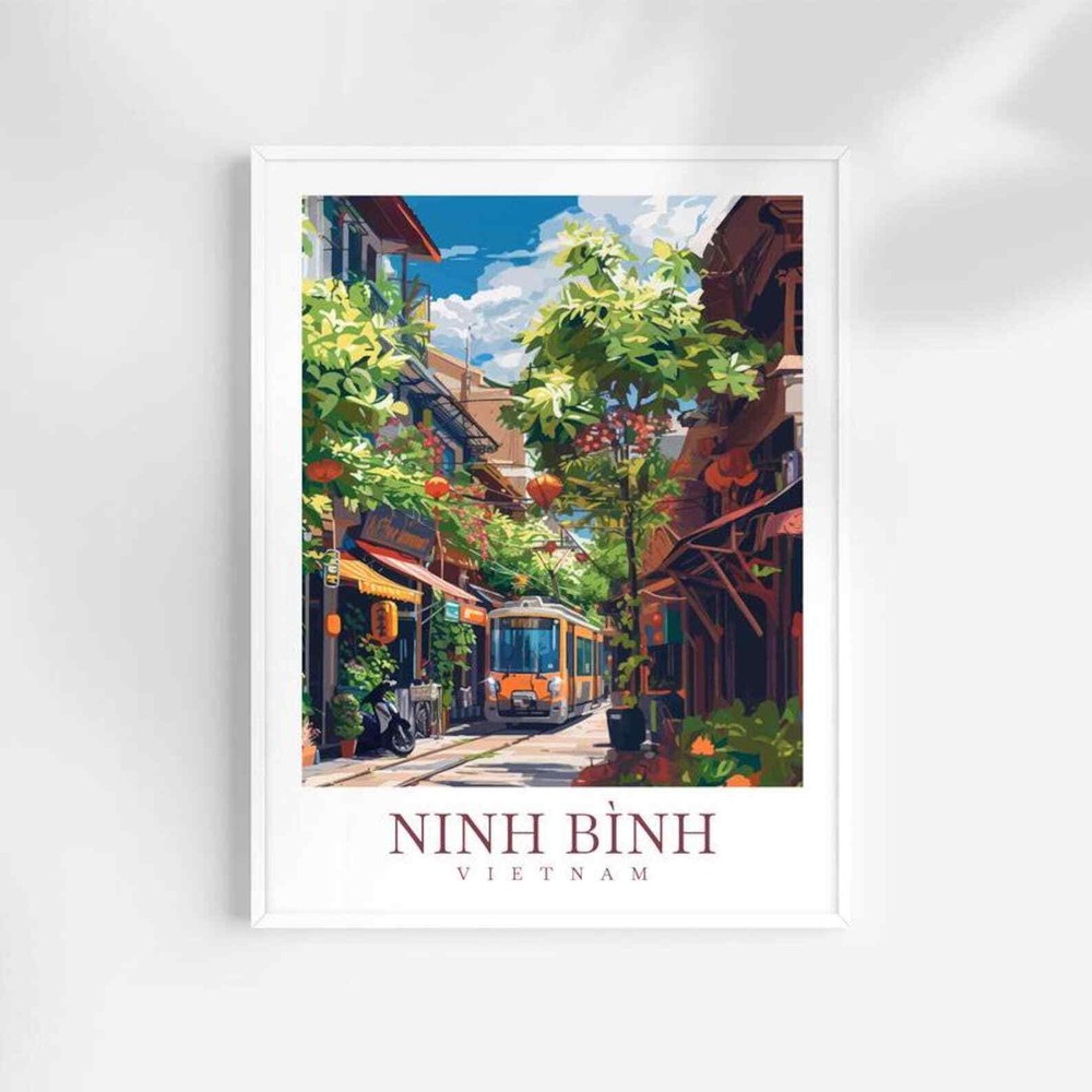Ninh Binh Travel Print Wall Art Ninh Binh Wall Hanging Home Dcor Ninh Binh Gift