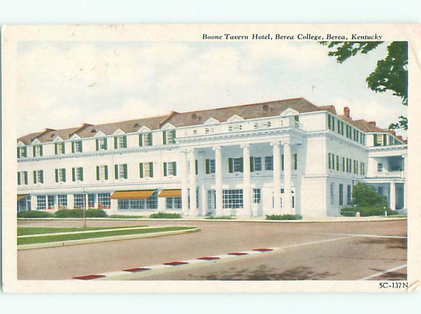 Pre-1980 BOONE TAVERN HOTEL AT BEREA COLLEGE Berea Kentucky KY : q3256