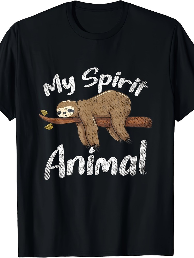 Sloth T-shirt - My spirit animal - Fun Graphic Tee