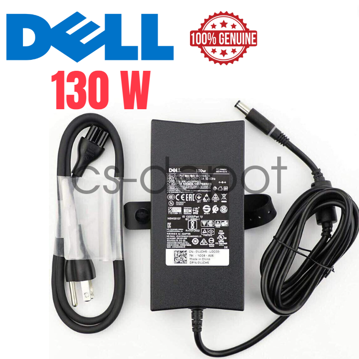 Genuine Dell 130W AC Adapter Power Charger 19.5V 6.7A 7.4/4.5mm TIP Grade A-image