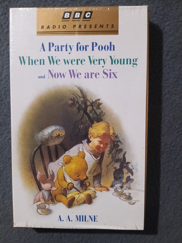 A Party for Pooh When We Were Very Young Now We Are Six A. A. Milne 2 Cassettes