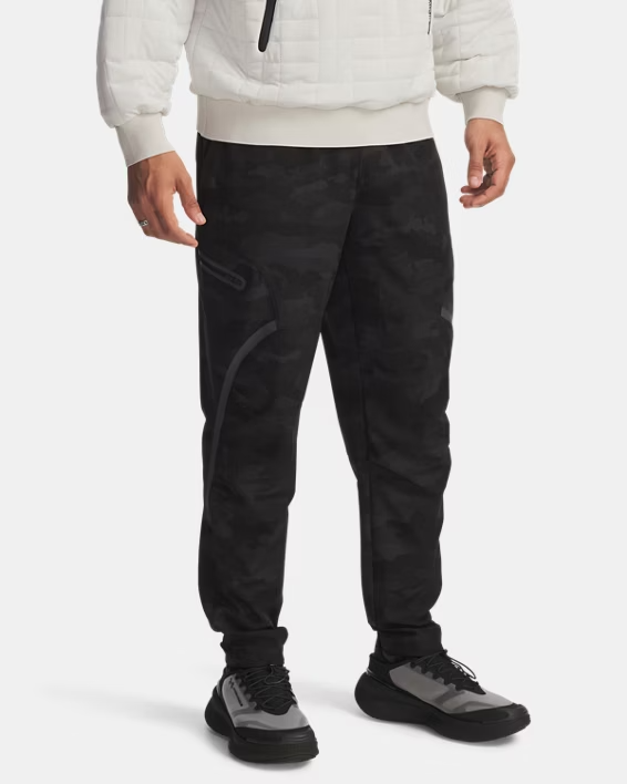 Under Armour Unstoppable Cargo Pants Men’s Large Black Camo 1352026-008