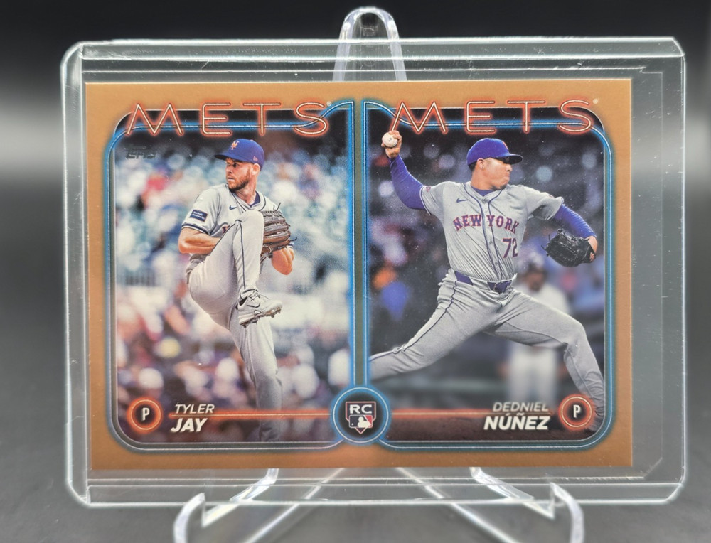 2024 Topps Update Series - Rookie Combos Tyler Jay, Dedniel Nunez #US82 Gold...