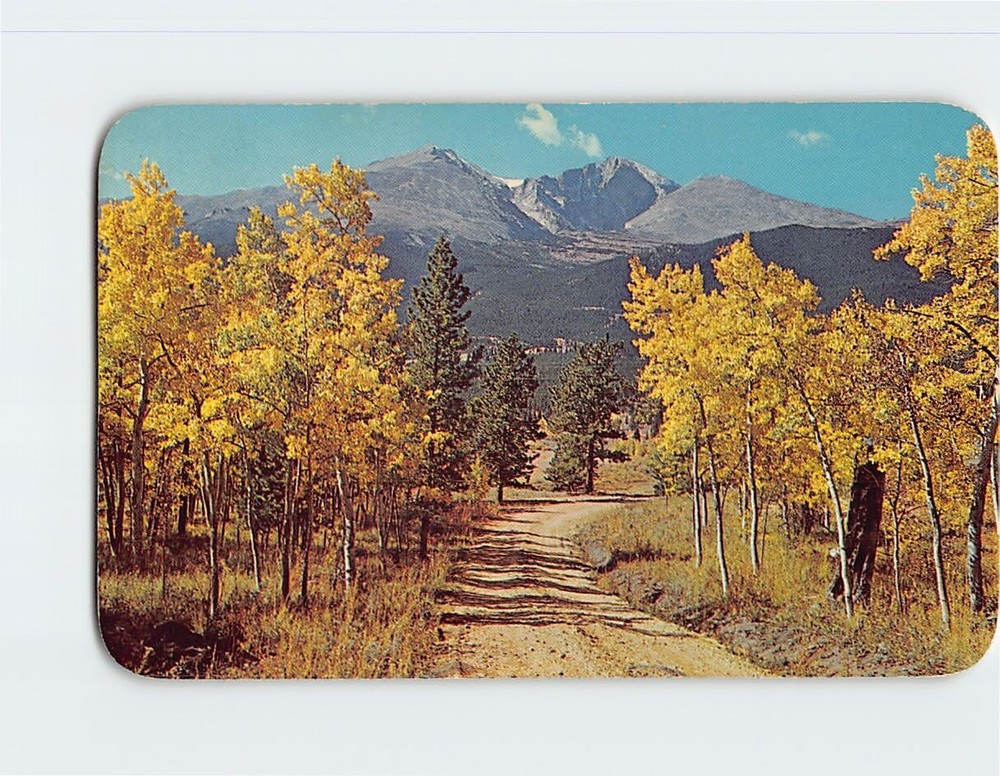 Postcard Long's Peak, Rocky Mountain National Park, Estes Park, Colorado