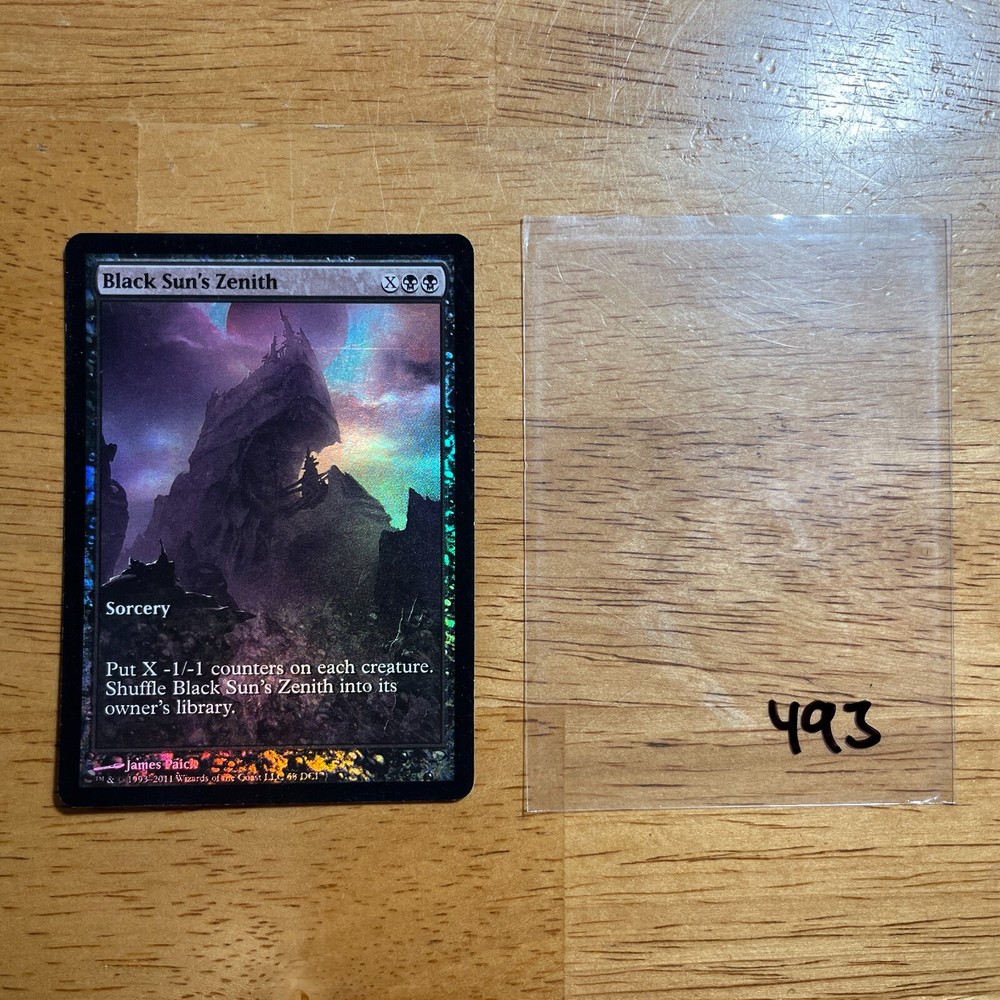 💀 Black Sun's Zenith FOIL Promo MBS Mirrodin Besieged MTG - See pix 4 cond 493