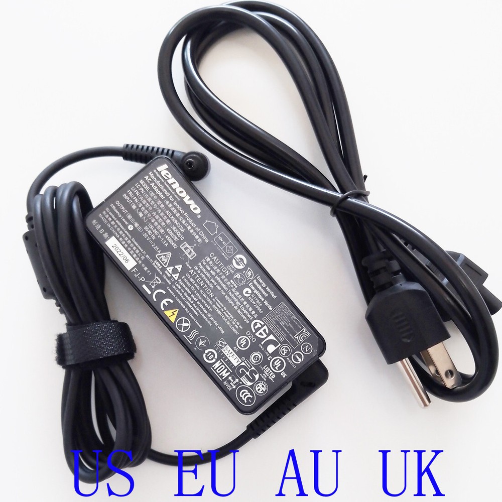 Genuine Laptop Power Supply Cord Charger For Lenovo IdeaPad 100 100s 20V 2.25A