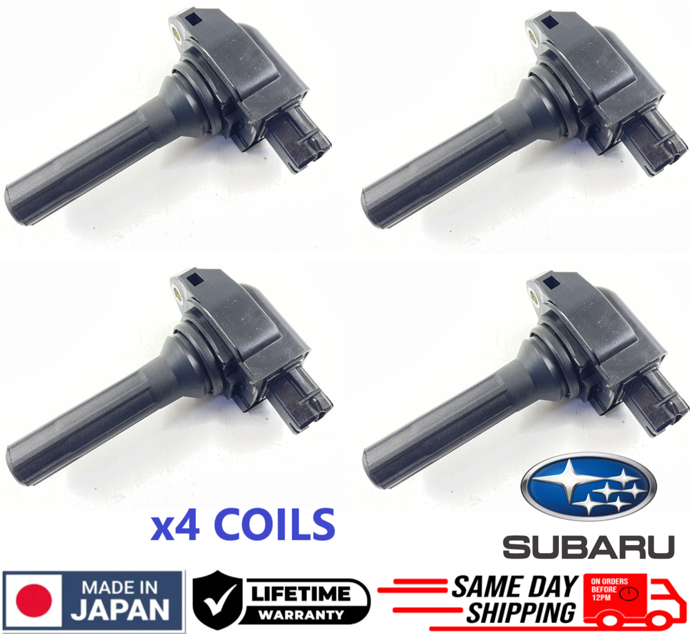4 GENUINE Ignition Coils For 2020-2023 Subaru WRX Ascent BRZ 2.4L, FK0523 OEM