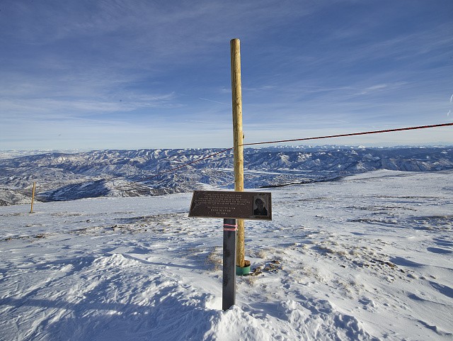 Photo:Snowmass Colorado John Denver Plaque 2016 Ski Area Mountain View