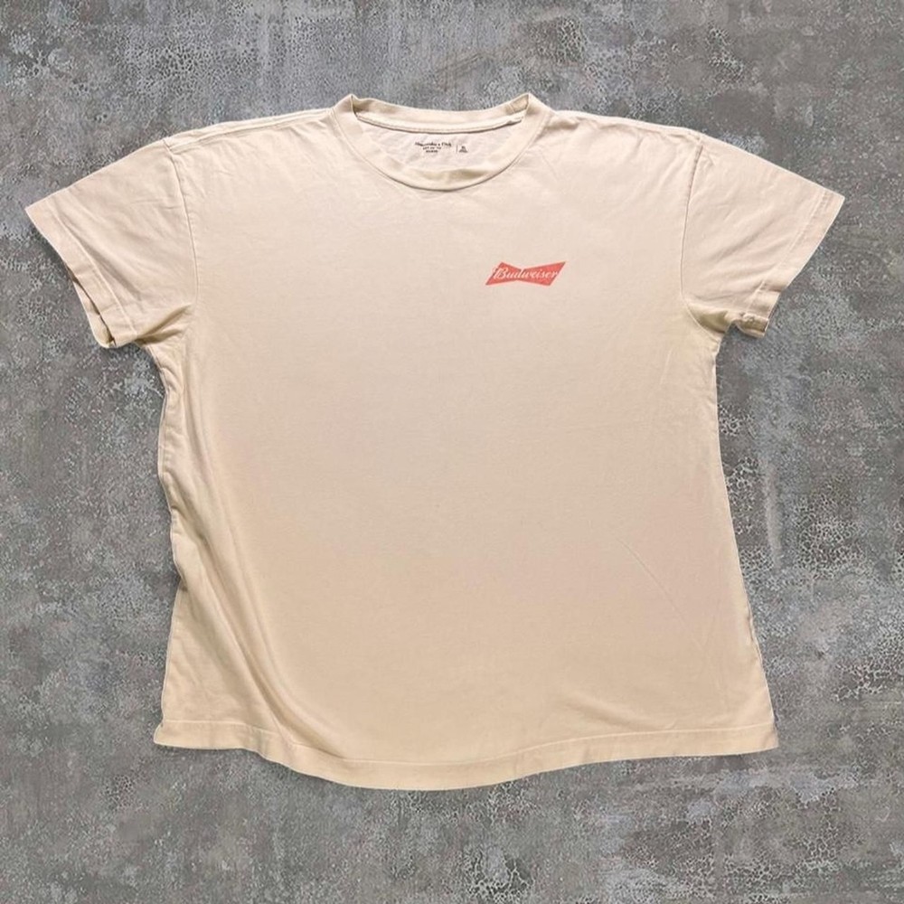 Vintage Abercrombie & Fitch Budweiser T-Shirt Size XL | Brewery Graphic Tee