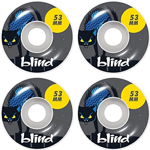 Blind Skateboards Nine Lives White/Grey Skateboard Wheels - 53mm 99a (Set of 4)