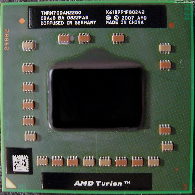 AMD Turion 64 X2 RM70 2.0GHz Processor for Acer Aspire 7530G Laptop