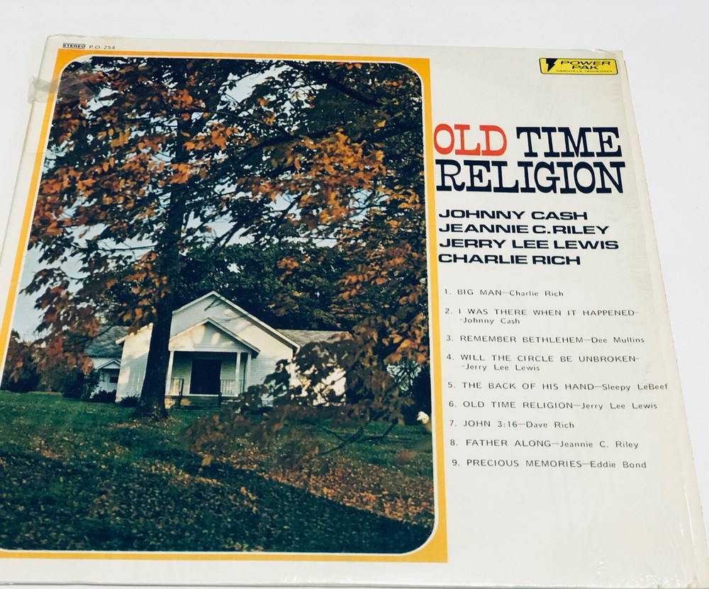 Old Time Religion Cash Riley Lewis Rich Compilation Gospel Music Vinyl LP 139