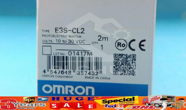 OMRON E3S-CL2 Photoelectric Sensor Switch E3SCL2 New In Box Fast Shipping