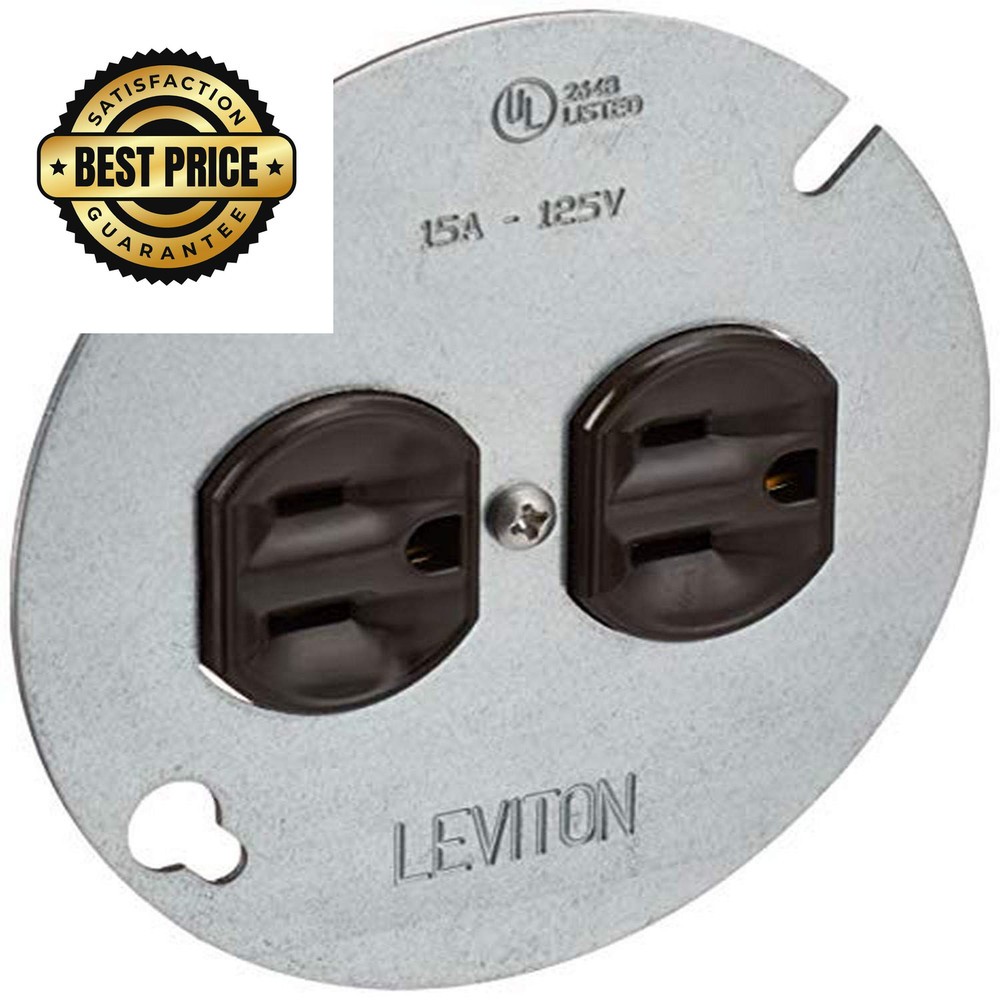 Leviton 15 Amp 125 Volt, Duplex Receptacle, with 4