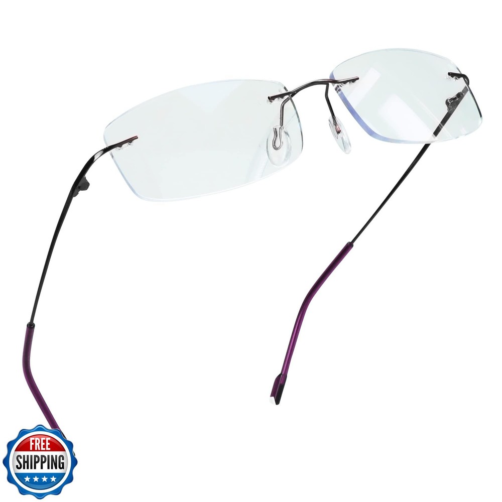 LifeArt Blue Light Blocking Computer Reading Glasses, Men’s and Women’s Rimle