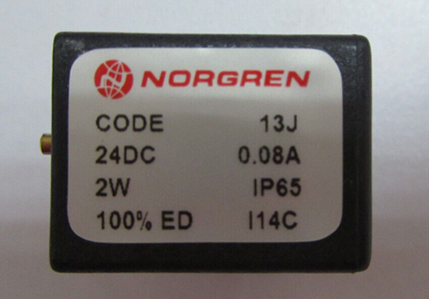 1PCS New NORGREN CODE 13J 24VDC 0.08A solenoid valve coil