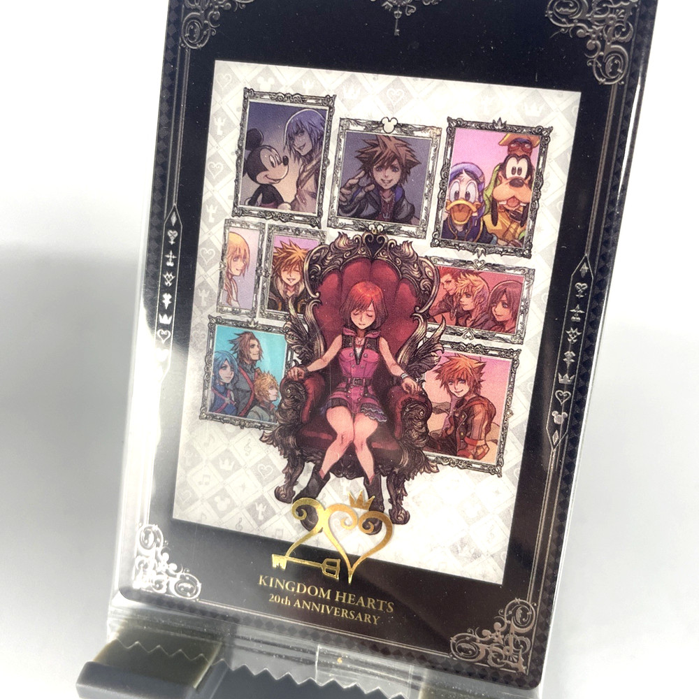 Kingdom Hearts Wafer Card #027 20th Anniversary Disney Bandai Not-Opened Holo