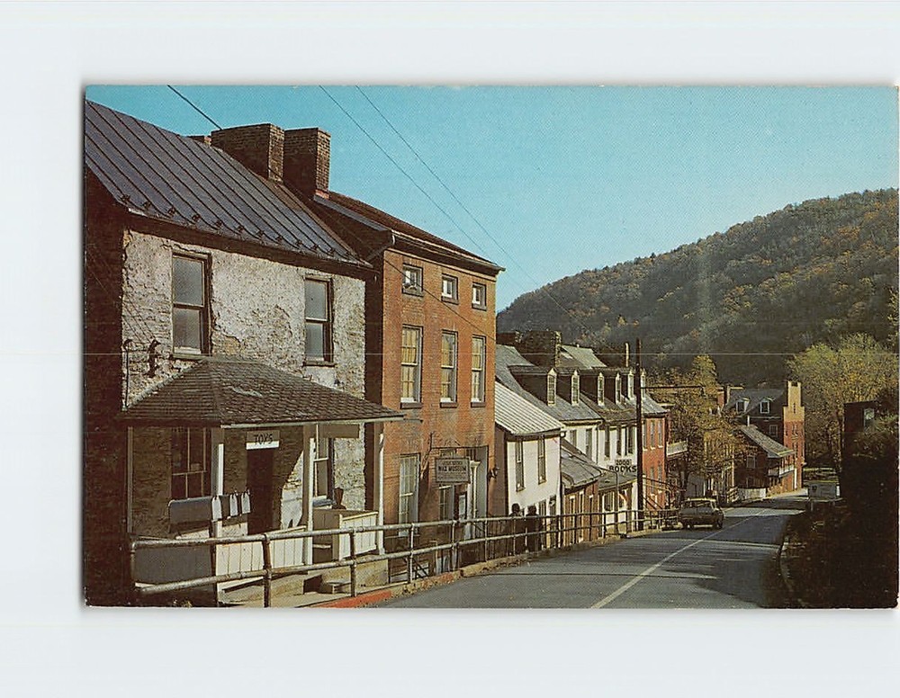Postcard High Street Harper's Ferry West Virginia USA