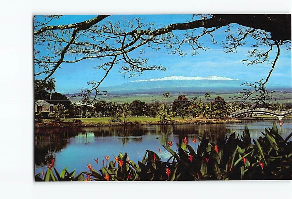 Postcard Snowcapped Mauna Kea Hawaii USA