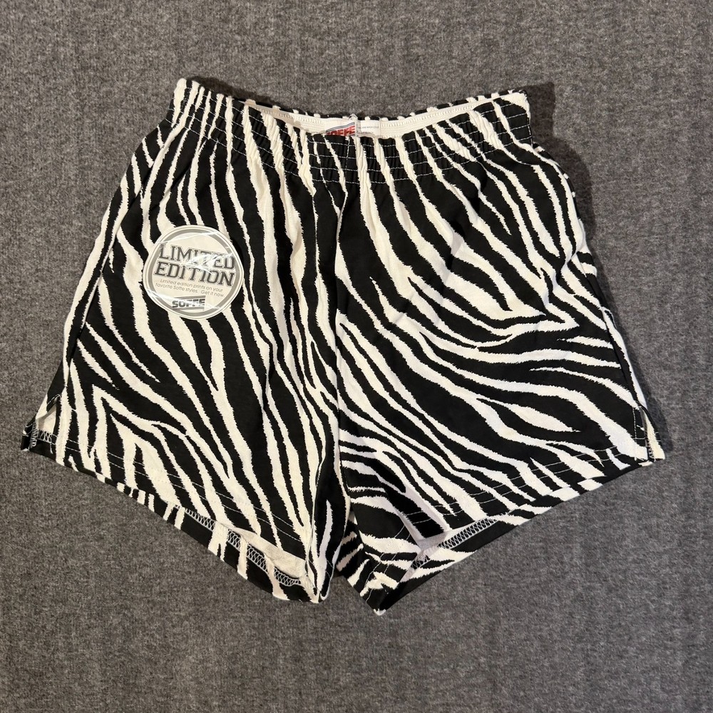 SOFFE Women's Zebra print cheer shorts