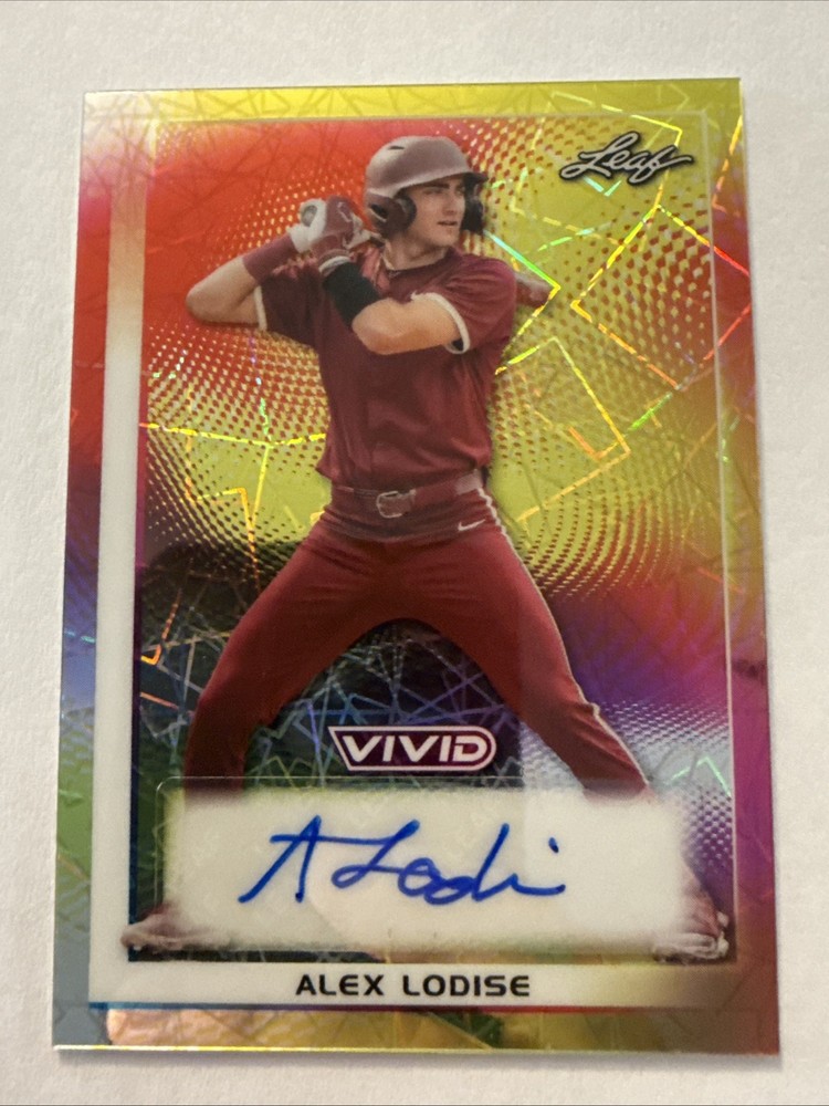 Alex Lodise 2026 Leaf Vivid Gold Velocity Prizm Auto Xrc #1/1 Invest Now