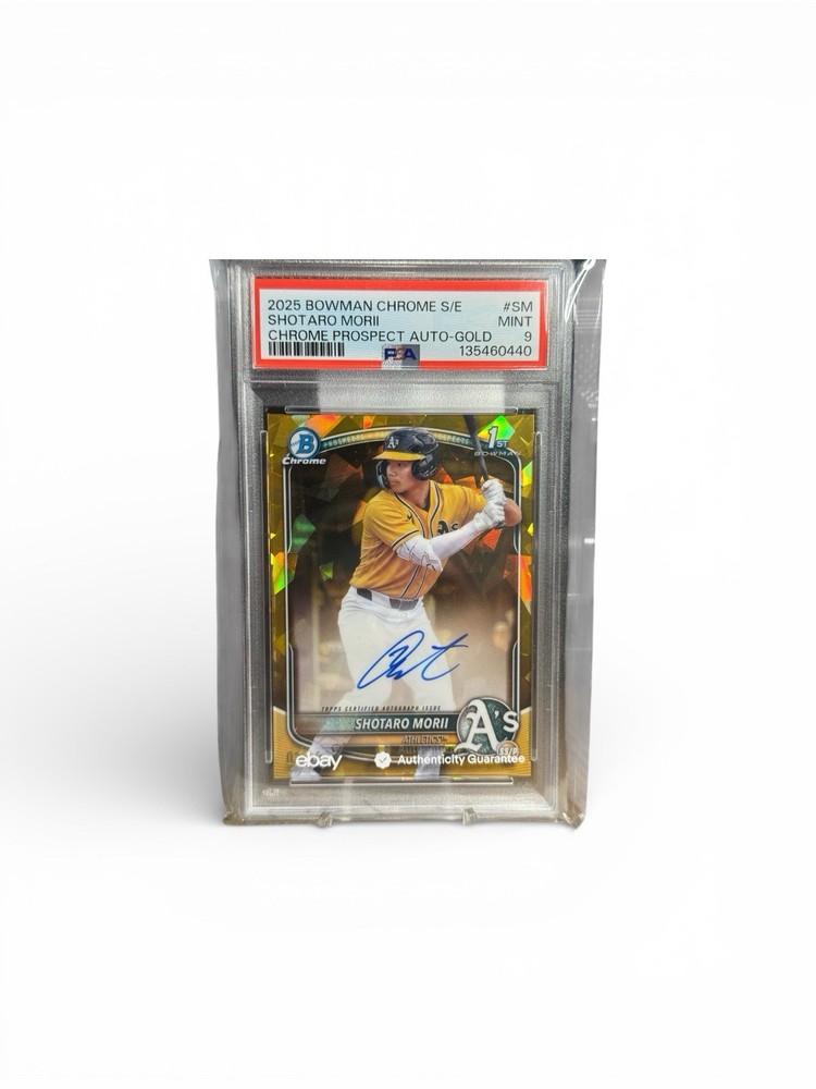 2025 Bowman Chrome Sapphire Edition  Autographs Shotaro Morii #CPSA-SM Gold /50