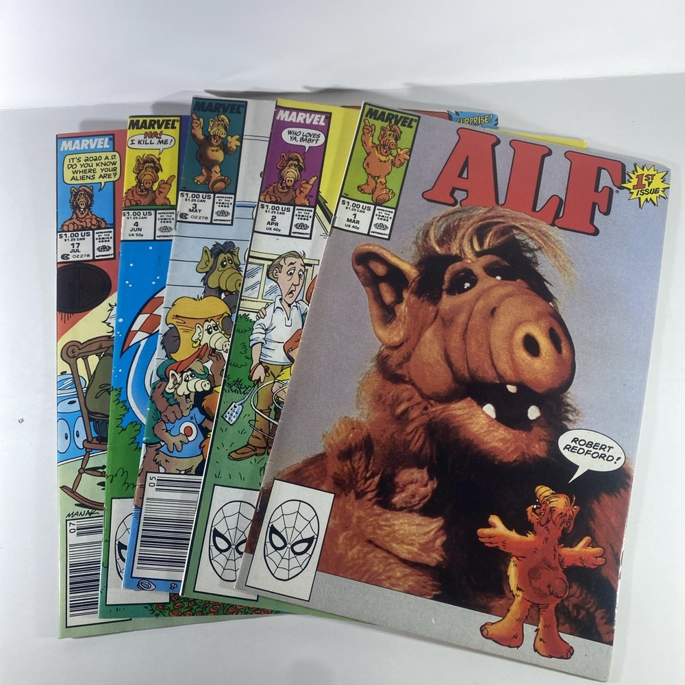 ALF #1 #2, #3, #4 And #17 - 1988 - Marvel Comics - Various Grades NM- VG