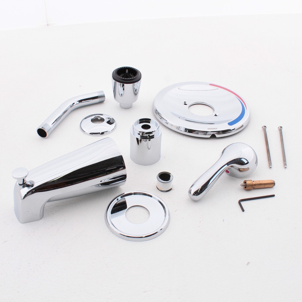 Gerber G9-013 Chrome Single-Handle Tub & Shower Trim Kit w/ Diverter 2.5gmp