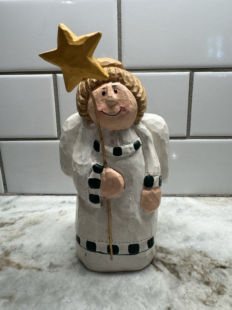 Midwest of Cannon Falls by Eddie Walker Angel Holding Star Figurine 7.5