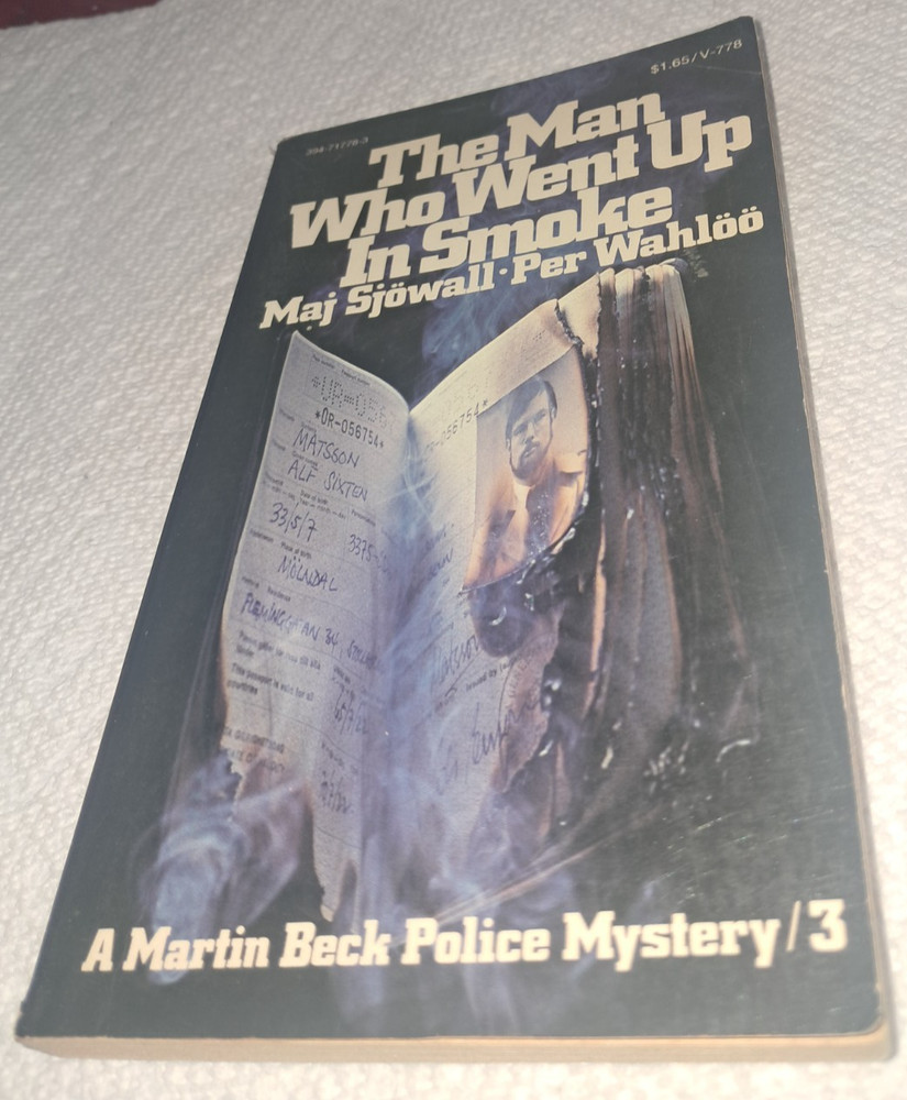 Maj Sjowall Per Wahloo Man Who Went Up In Smoke Martin Beck Police 3 vintage '76