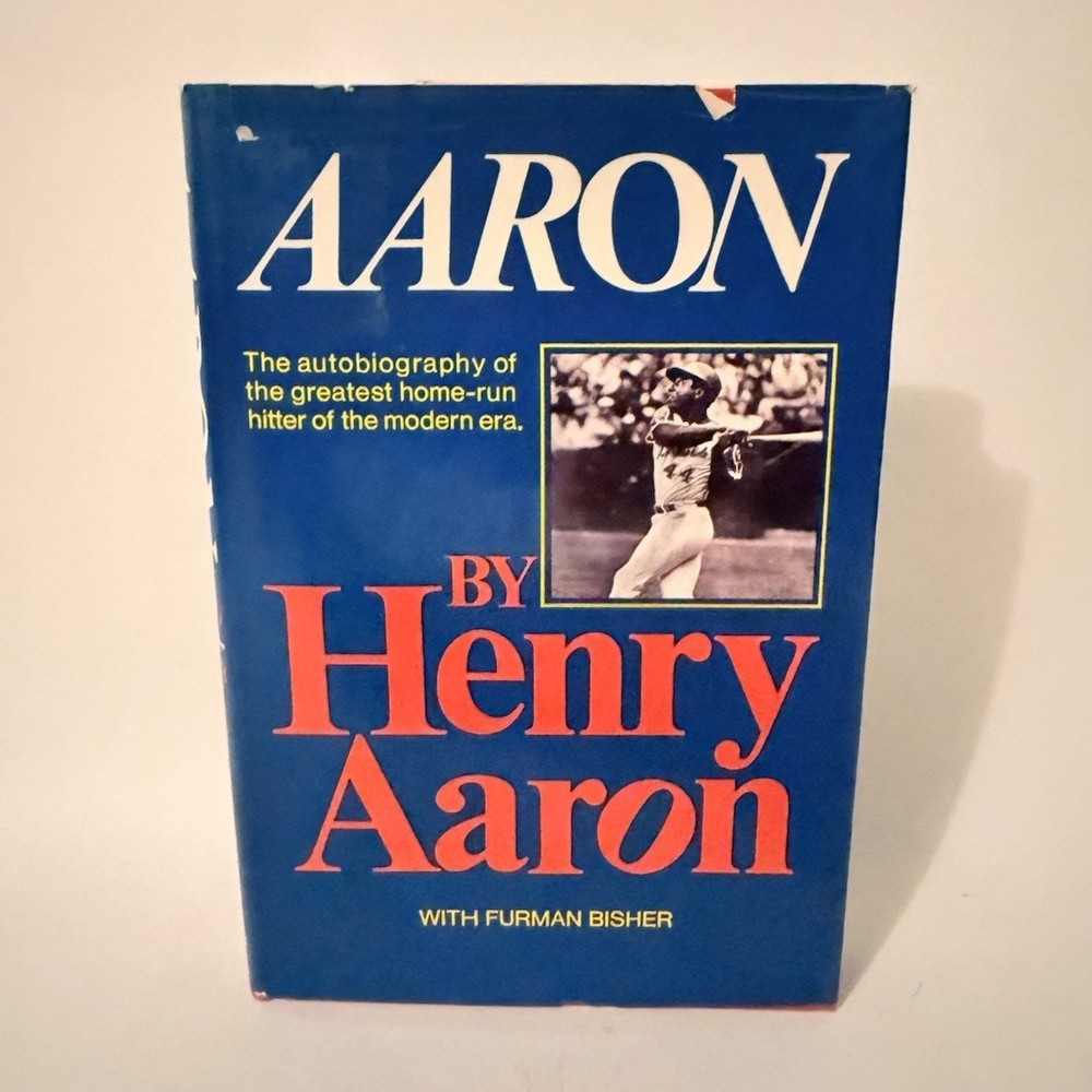 Henry Aaron Aaron Hardcover Autobiography Baseball w/ Dust Jacket Furman Bisher