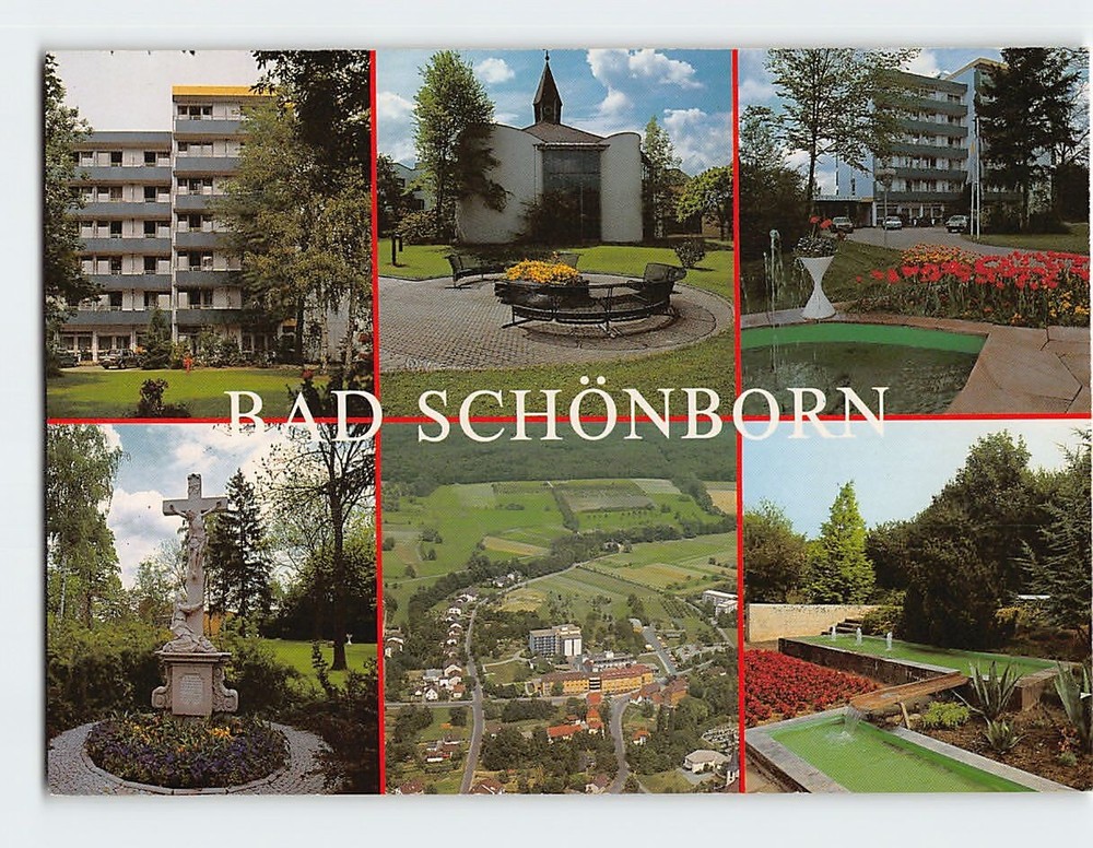 Postcard Bad Schönborn Germany