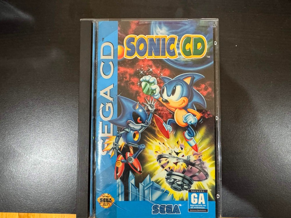 SEGA CD Sonic CD Game Complete Tested Works!