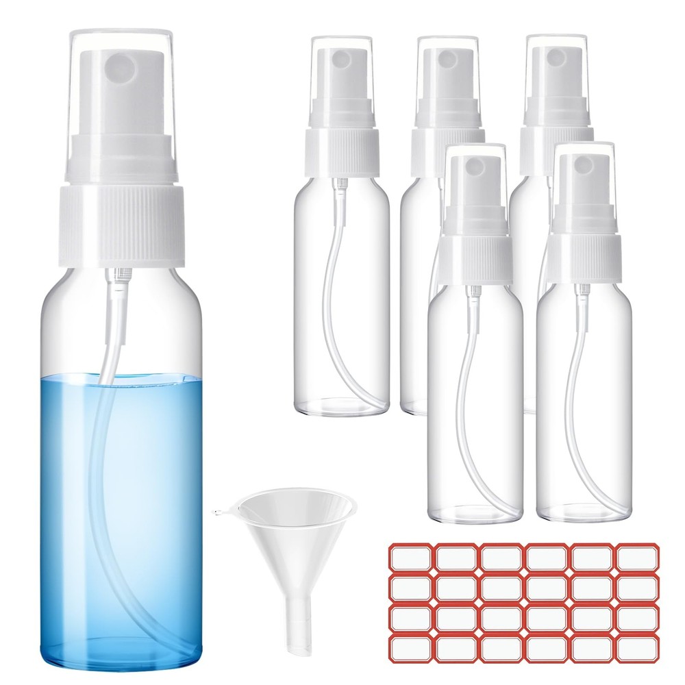 Spray Bottles, 2.7oz/80ml Clear Empty Fine Mist Plastic Mini Travel Bottle Se...