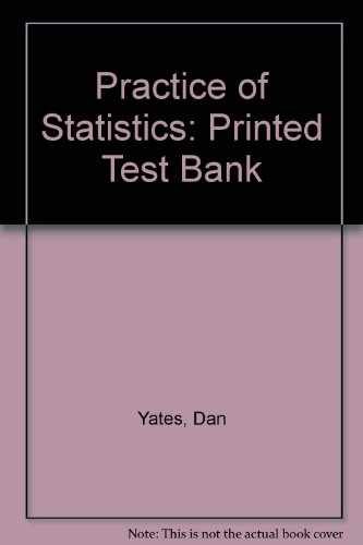 Test Bank for Yates, Moore and - Paperback, by Michael A. Fligner; - Very Good