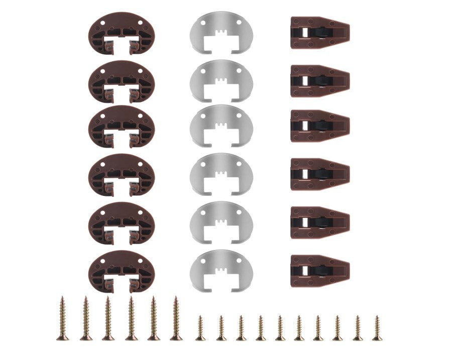 Dresser Drawer Slides Replacement Kit for Kenlin Rite-Trak II Model #168 6 Se...