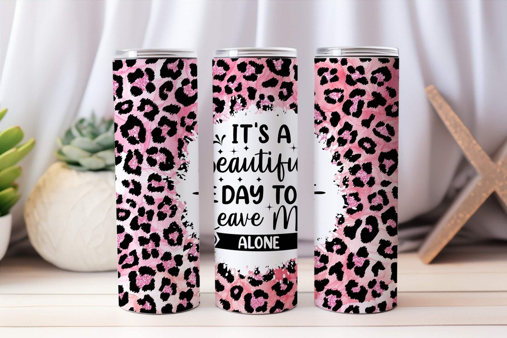 20 oz Graphic Tumbler- Sarcasm Funny cheetah 28