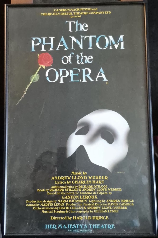 THE PHANTOM OF THE OPERA HER MAJESTY'S THEATRE BROADWAY 20