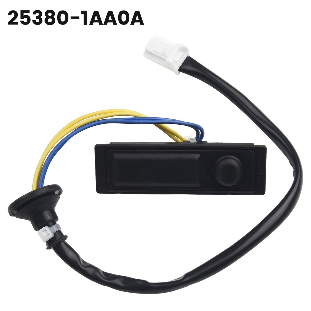 Tailgate Trunk Opener Release Switch Accessories Black Plastic 25380-1AA0A